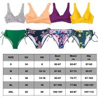 Bañador trenzado para Mujer, Traje de Baño de Dos Piezas, Conjunto de Bikini de Cintura Alta - details 0