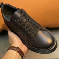 Zapatos de cuero tejidos a mano, zapatos de estilo británico para hombres - details 14