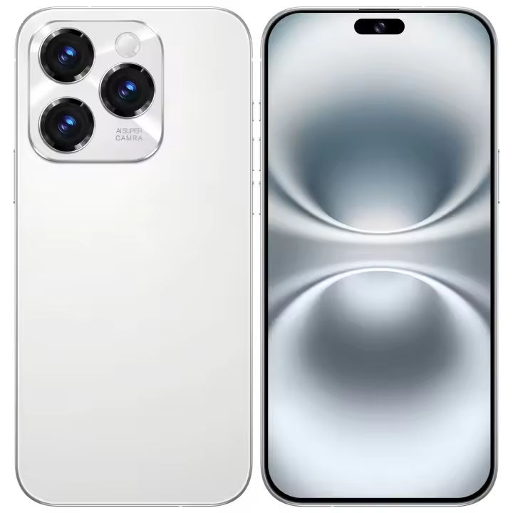 I16 Pro Max 5G Smartphone 7,3 pulgadas pantalla HD 72MP + 108MP Cámara Snapdragon 8 Gen 3 8000mAh Dual SIM desbloqueo teléfono versión Global 8+256GB. - 1