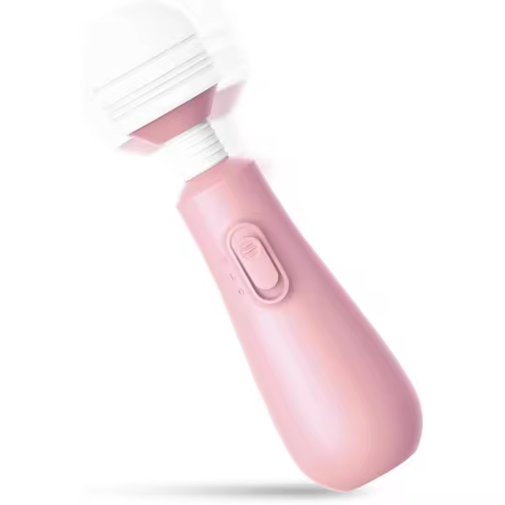 Mini varita vibradora juguete sexual para mujeres, punto G parejas vibrador varita masajeadora con batería y cabeza flexible, vibradores de clítoris de mano para estimulación anal del clítoris del pezón, silencioso y suave - 1