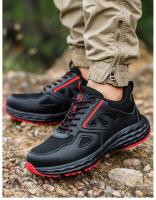 Zapatos de seguridad con punta de acero para hombre, zapatillas de trabajo transpirables, ligeras e indestructibles - details 12