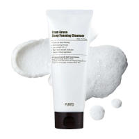 PURITO de Green Deep Foaming Cleanser 150 ml / 5.07 fl.oz, pH 5.5, a base de plantas, ingredientes naturales, sin crueldad, vegano - details 1