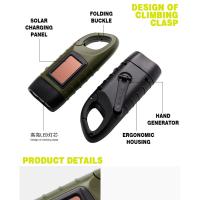 Linterna LED de Mano Equipo de Supervivencia Recargable con Energía Solar - details 7