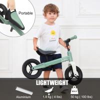 Bicicleta de Equilibrio para niños pequeños, Juguetes de Paseo para 18 Meses, Bicicleta de Entrenamiento Ligera sin Pedales con Rueda de 9 Pulgadas y Marco de Aluminio - details 2