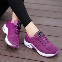 Zapatos Deportivos transpirables para mujer, zapatillas para correr con cojín de aire, suaves, informales, cómodas, color blanco - details 7