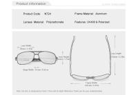 KINGSEVEN-gafas de sol polarizadas para hombre y mujer, lentes de aluminio con montura a la moda, para conducir, 2023 - details 1