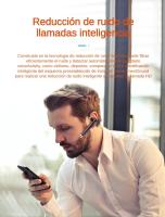 Auricular Bluetooth 2024, Audífono Inalámbrico con Micrófono, Auricular Bluetooth para Oficina, Auricular para Camionero con 120 Horas de Tiempo en Espera, para Teléfonos iPhone, Android, Samsung, Xiaomi y Huawei - details 8