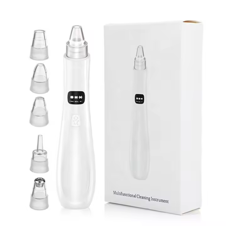 Máquina De Limpieza Facial Con 3 Modos De Succión Eliminador De Piel Muerta Y Quimioterapia USB Recargable Removedor De Espinillas - 1