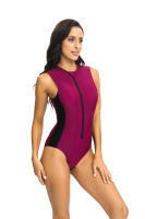 Traje de Baño de Una Pieza Negro Elegante para Mujer en Verano Traje de Baño Deportivo con Garantía de Retorno - details 16