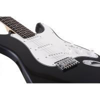 Kit de guitarra eléctrica de tamaño completo con amplificador de 10 vatios, clases, correa, bolsa de transporte, púas, golpe, plomo y cuerdas de repuesto, color rojo - details 4
