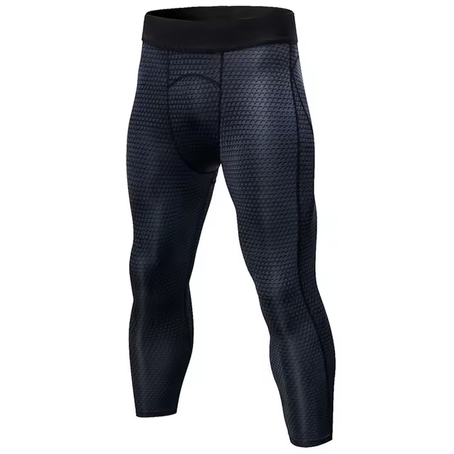 Leggings deportivos para hombre Leggings para correr con estampado para hombre - 1