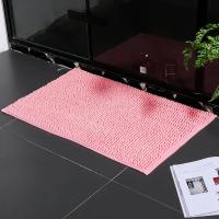 Alfombrilla de pelo corto de chenilla para puerta de baño, alfombrilla absorbente de agua, alfombra antideslizante para dormitorio, felpudo, suministros de baño, 40x60cm - details 1