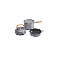 Feast Series - Juego de utensilios de cocina para camping, juego de cocina al aire libre con olla, hervidor, sartén, cuencos y espátula, construcción premium, kit ideal para mochileros, senderismo, camping en coche y uso de emergencia - details 12