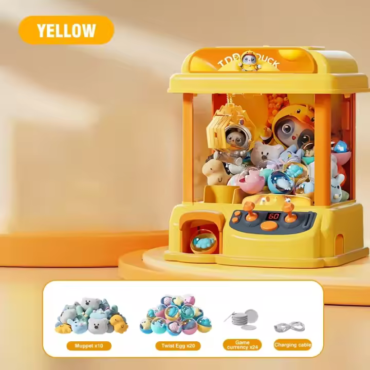 Máquina de pinzas para muñecas, juguete de agarre, juego de muñecos de peluche, mini máquina de pinzas, juguetes para niños, niñas, regalos para el Día del Niño - 1