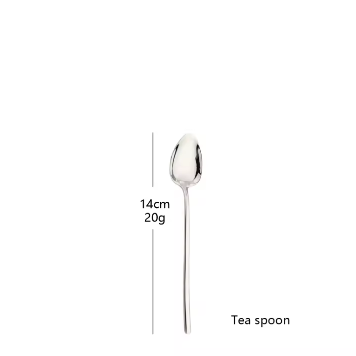 Juego de Cubertería de Acero Inoxidable Cuchillo, Tenedor, Cuchara de Té - 1