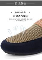 Mocasines sin cordones Zapatos casuales para hombre Zapatos de conducción transpirables de talla grande Pisos para caminar en la oficina Antideslizantes - details 6