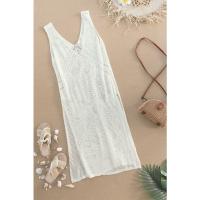Nueva Playa Exterior Encubrimiento Femenino Protector Solar Antideslumbrante Hueco Encubrimiento Falda De Punto Falda Larga Bikini Encubrimientos - details 0