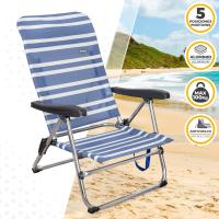 Conjunto 2 Sillas Pleg Alu 5pos 61x50x85cm C/asa-mykonos - details 2