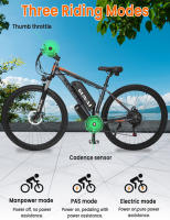 GUNAI GN29 bicicleta eléctrica para adultos 750W bicicleta eléctrica de carretera 48V 15Ah MTB E-bike 29 "bicicleta eléctrica de montaña 50 KM/H velocidad máxima - details 8