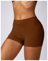 Pantalones cortos de Yoga para mujer, Shorts deportivos elásticos, antideslumbrantes, transpirables, de secado rápido - details 2