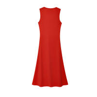 Ropa de mujer europea y americana popular U-cuello sin mangas vestido largo vestido fiesta - details 7