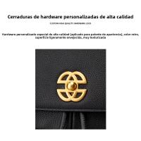 2025 nueva mochila para mujer, pequeña cadena de viento fragante, mochila con textura, bolsa de viaje para ir al trabajo, mochila pequeña - details 6
