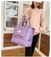 Bolsa deportiva para fitness Separación en seco y húmedo para mujer Ligero de gran capacidad Portátil Bolsa de viaje de corto recorrido Bolsa de equipaje independiente para jaula de zapatos - details 34