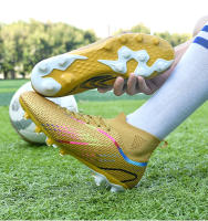 Botas de fútbol de alta calidad para hombre, zapatos de fútbol antideslizantes FG/TF, zapatos de entrenamiento resistentes al desgaste, botines de fútbol al aire libre para niño - details 17