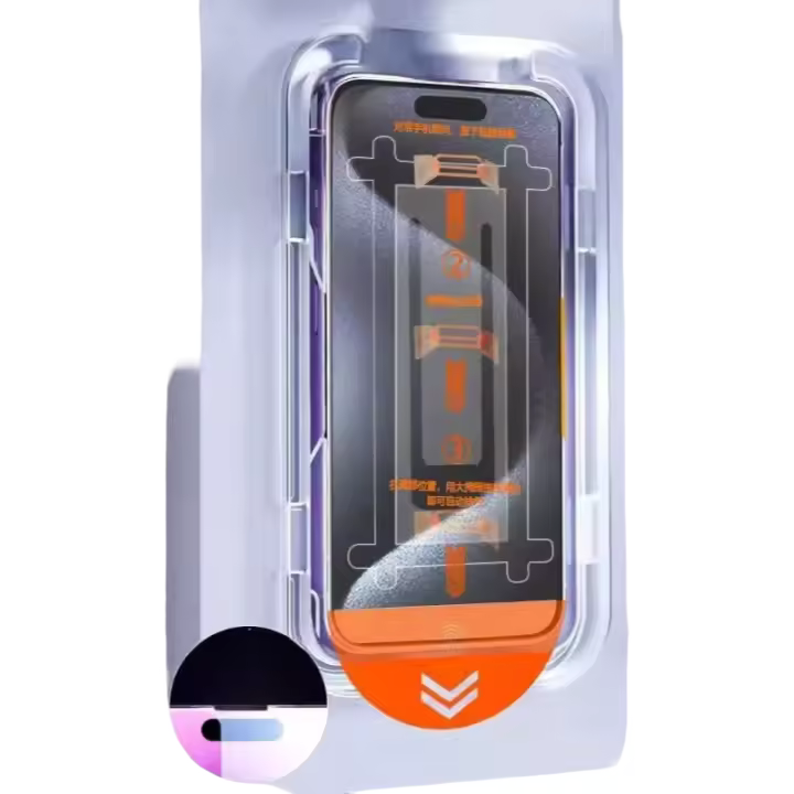 Película de Vidrio Templado de 8K HD Protector de Pantalla para iPhone - 1