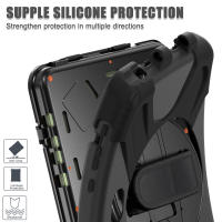 Funda protectora blindada a prueba de golpes con correa para el hombro y la palma de la mano para Samsung Galaxy Tab Active 5 Pro, funda Tab Active 4 Pro - details 4