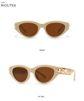 Toyear-gafas de sol clásicas de ojo de gato para mujer, anteojos de sol de diseñador de marca de lujo, montura de remache de Metal para mujer, Vintage, Sexy, a la moda - details 16