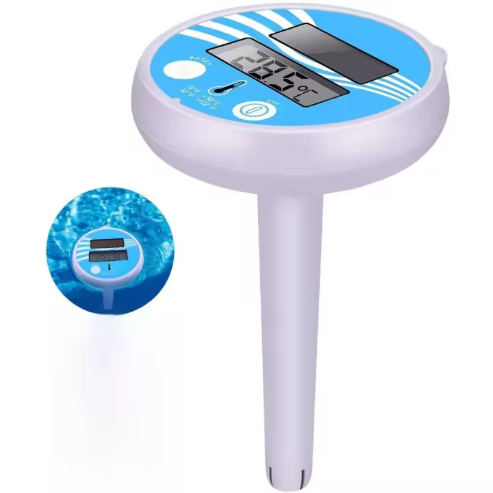 Termómetro solar flotante digital para piscinas electrónicas con pantalla - Para piscinas y spas interiores - 1