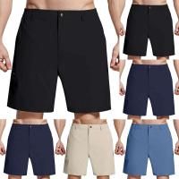Pantalones cortos para hombre, pantalones deportivos de negocios con pierna recta, pantalones cortos informales para correr al aire libre - details 0