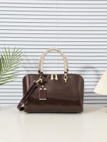 Bolsa de almohada de charol 2025 primavera y verano nuevo bolso brillante bolso nupcial moda de alta gama de un solo hombro oblicuo span bolso de las mujeres. - details 1
