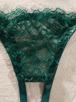 Conjunto de lencería erótica de encaje floral, sujetador de busto abierto y tanga de entrepierna abierta, ropa sexy para mujer - details 15
