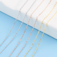 Collar de cadenas ajustables en capas 316L de acero inoxidable sin colgantes, joyería de moda simple para mujeres, 45cm - details 4