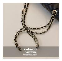 Bolso cuadrado pequeño informal, bolso de mensajero de cadena, nueva moda, bolso de hombro de diamantes. - details 4