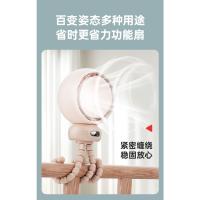 Ventilador de cochecito nuevo 2025, cochecito de pulpo pequeño, ventilador de bebé portátil para exteriores, solo para niños. - details 9