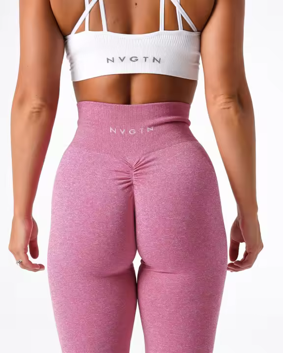 mallas moteadas sin costuras para mujer, mallas suaves de entrenamiento, trajes de Fitness, pantalones de Yoga, ropa de gimnasio - 1
