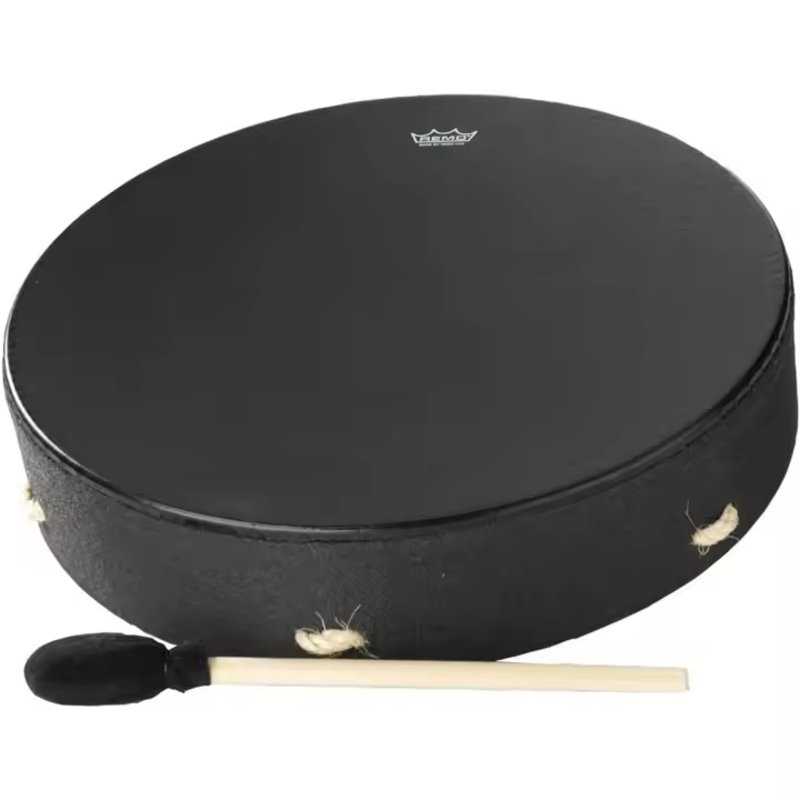 Tambor Percusión Mundial Buffalo E1-1316-BE 16" Negro Tierra - 1
