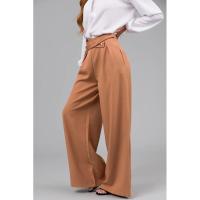 Pantalones sueltos de pierna recta para mujer, ropa de trabajo sencilla, cómodos, de cintura media, primavera y verano - details 5