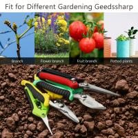 Tijeras de Poda Profesionales de Acero Inoxidable Cortador de Mano Afilado para Jardín - details 10