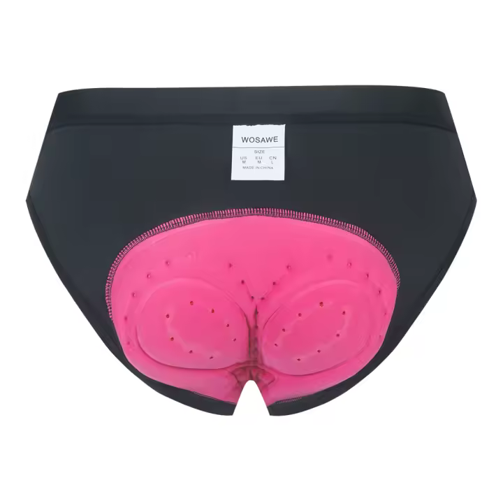 Pantalones cortos de ciclismo para mujer, mallas acolchadas con patrón para bicicleta de montaña, transpirables, ropa interior de compresión - 1