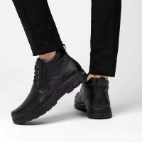 2025 Nuevo Producto Creativo Estilo para caminar al aire libre Botas De invierno para hombre Botas Altas De cuero Zapatos - details 6