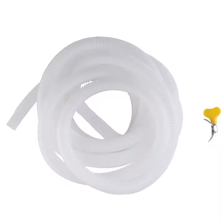 Manguera de drenaje para deshumidificador, manguera de drenaje flexible de 13 pies con adaptador de goma cortable y abrazadera de conexión, reemplazo de manguera - 1