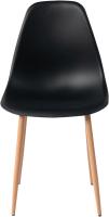Juego de 4 sillas giratorias de ante para comedor con asiento acolchado, sillas de diseño para salón o cocina, con patas de metal negro, marrón - details 59
