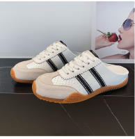 Dexun zapatos media zapatillas nuevo feo lindo medio arrastre zapatos deportivos planos casuales de gran tamaño zapatos de las mujeres 41-43 - details 24