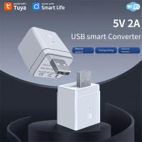 Adaptador USB WiFi inteligente Tuya, 5V, 2A, WiFi, Yandex, Alexa, Hey, Automatización del hogar inteligente - details 1