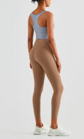 Hamidou Sujetador deportivo Sexy para mujer, Top elástico ajustado para gimnasio, sujetadores de Yoga, Top corto, ropa elástica, ropa interior deportiva para mujer - details 14