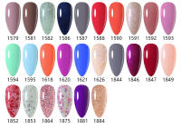 Esmalte de Uñas Clou Beaute 12pcs Gel Neón Rojo Naturalide Permanente semi UV Manicura Esmalte de Uñas de marca especiales productos peligrosos - details 10